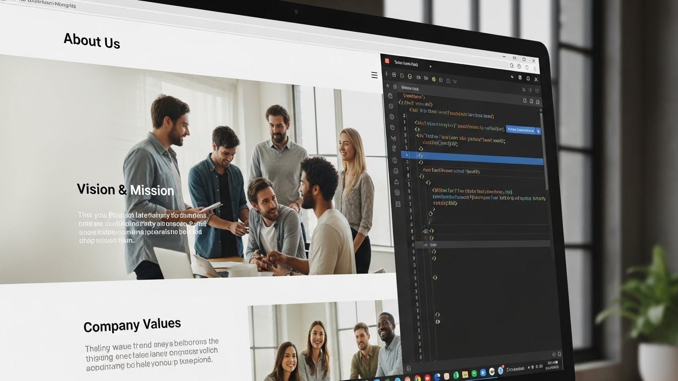 Website company profile sederhana yang cocok untuk kontraktor dan jasa