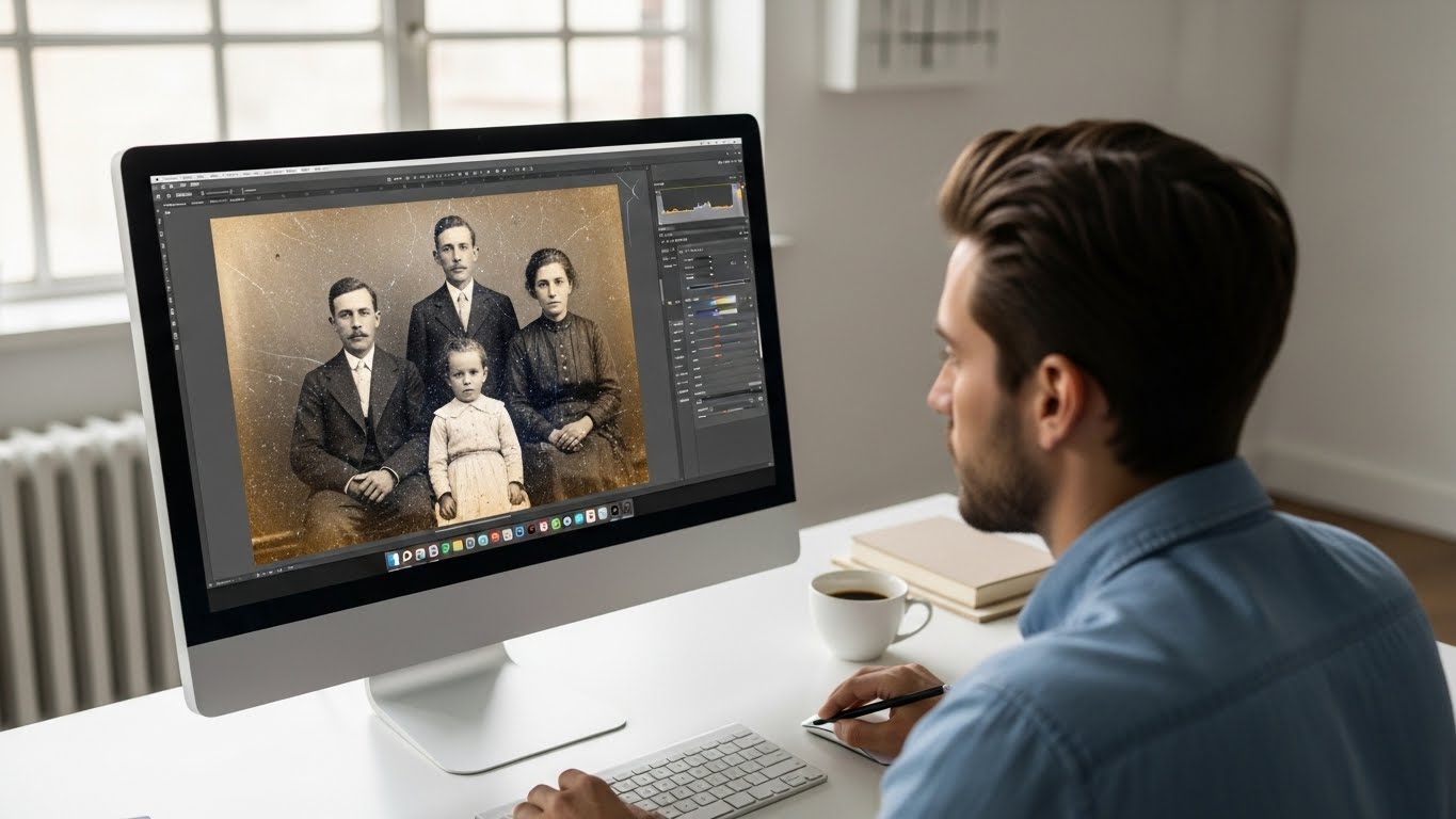Jasa edit dan perbaikan foto lama secara online berkualitas