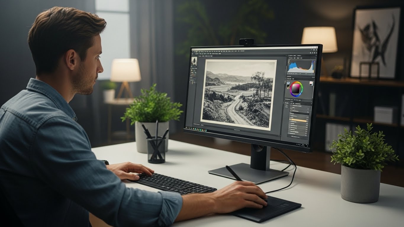 Jasa edit dan perbaikan foto lama secara online untuk foto rusak