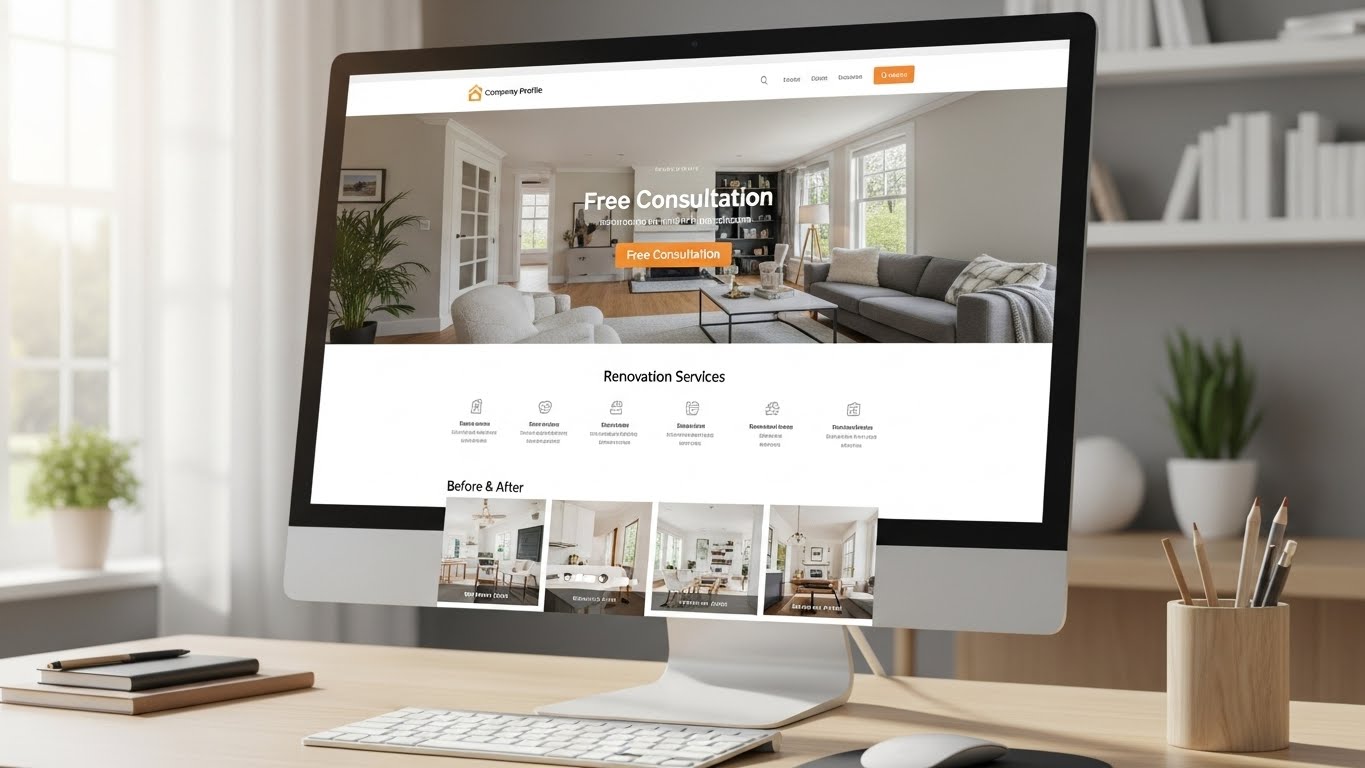 Website company profile sederhana untuk UMKM agar mudah ditemukan di Google